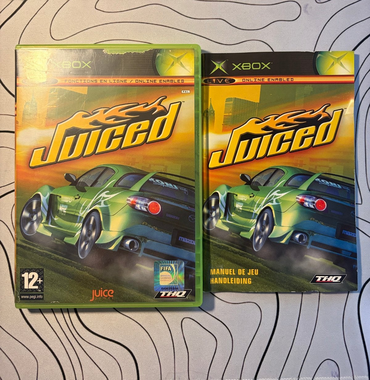 Juiced - Xbox Original (Racegame), Spelcomputers en Games, Gebruikt, 1 speler, Racen en Vliegen, Eén computer