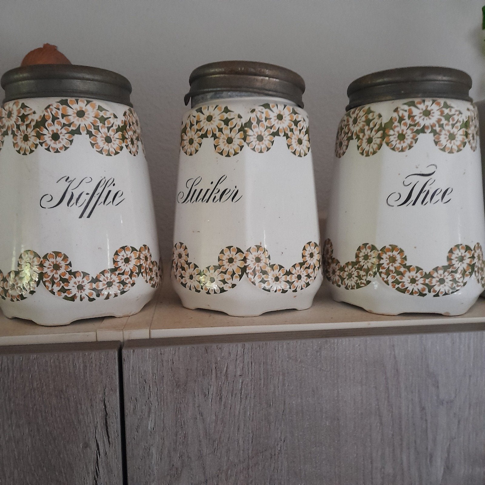 Vintage voorraadpotten en serviesgoed, Antiek en Kunst, Ophalen