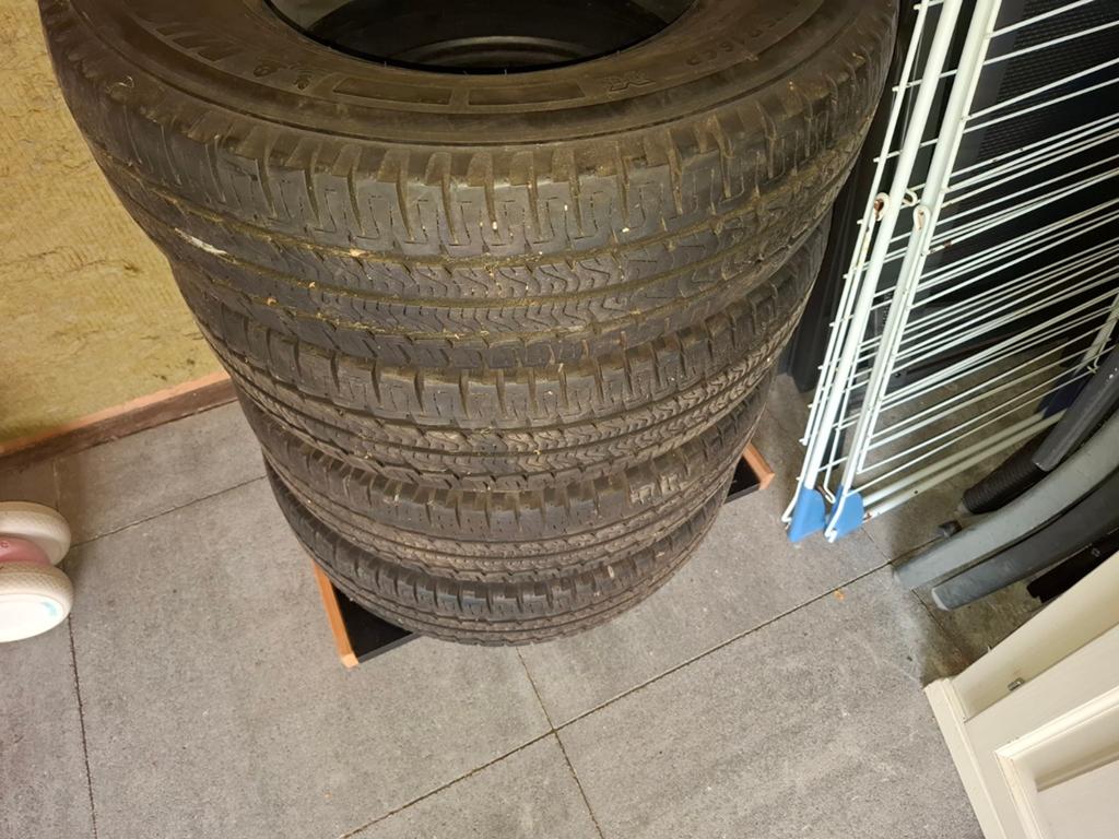 Camperbanden 225-75-R16CP, Ophalen