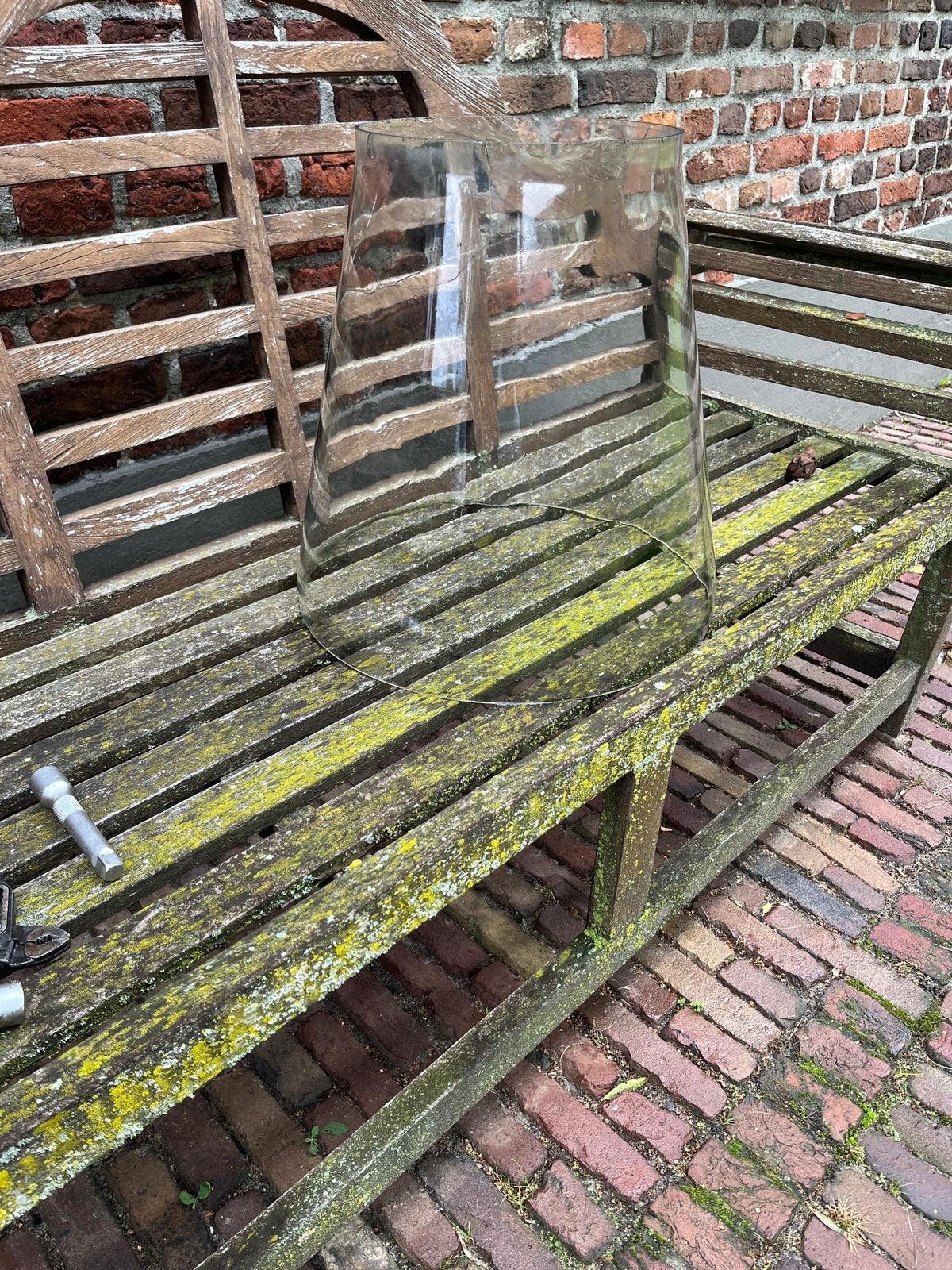 Gezocht glas straatlantaarn, Ophalen, Zo goed als nieuw, Netvoeding, Staande lamp