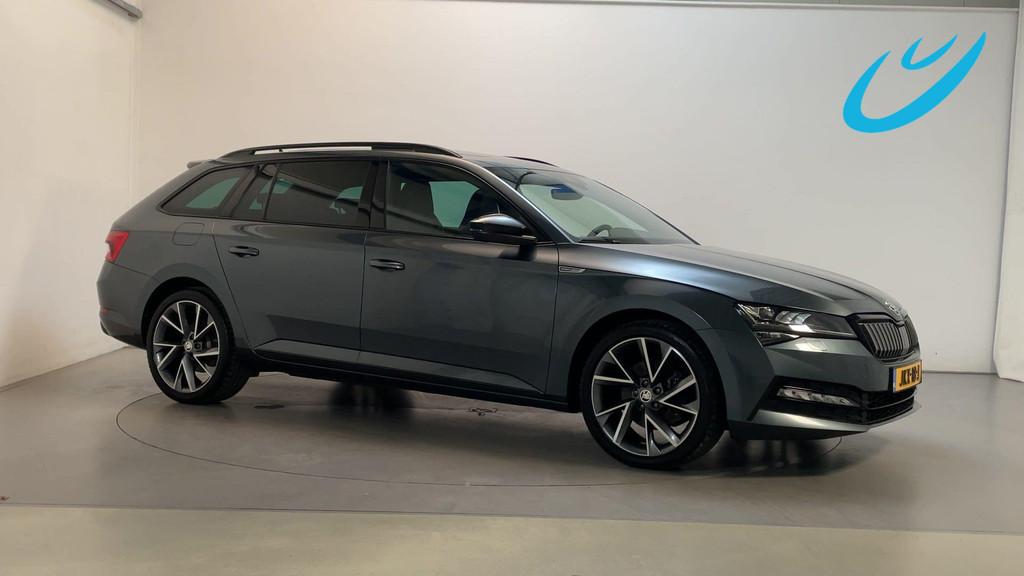 Skoda Superb Combi 1.4 TSI iV Sportline Business Panoramadak, Auto's, Gebruikt, Met garantie (alle), Alcantara, Verwarming stoelen achter