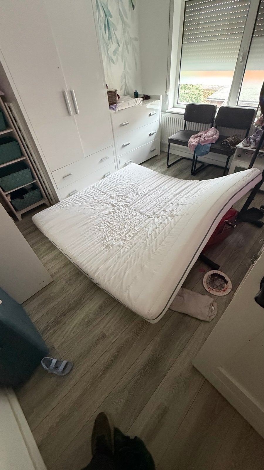 Zo goed als nieuw matras 180x200 cm - Slechts 1 maand gebrui, Tweepersoons, Ophalen of Verzenden, Zo goed als nieuw, Matras