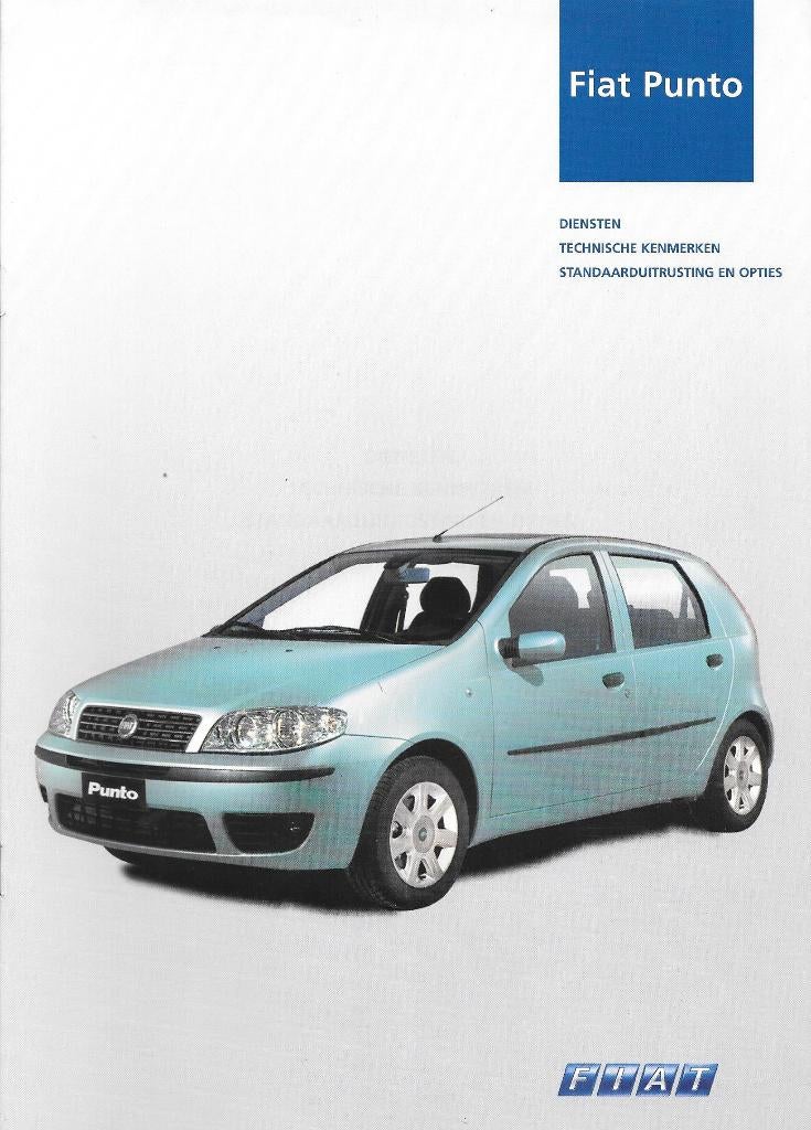 FIAT PUNTO  folder 2004, Ophalen of Verzenden, Zo goed als nieuw, Overige merken