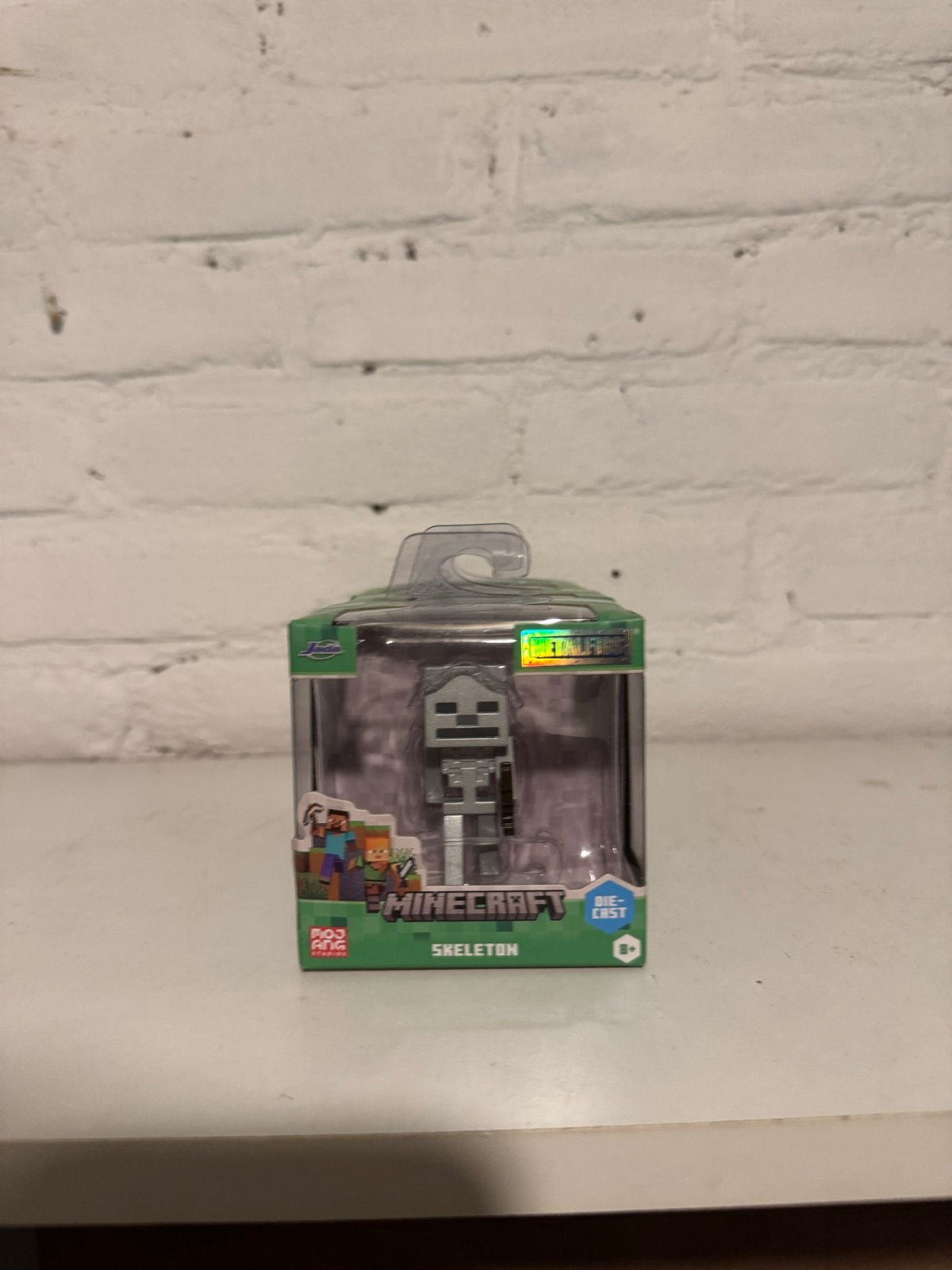 Minecraft Skeleton Die-Cast Figuur - Nieuw in verpakking, Ophalen of Verzenden, Nieuw