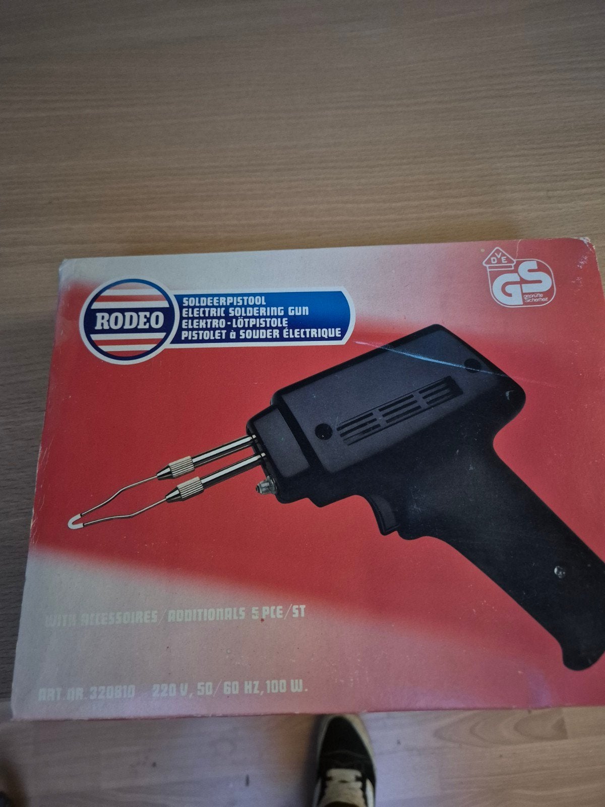 Rodeo Soldeerpistool - Elektrische Soldeerbout 100W, Ophalen of Verzenden, Gebruikt, Minder dan 150 ampère, Overige typen