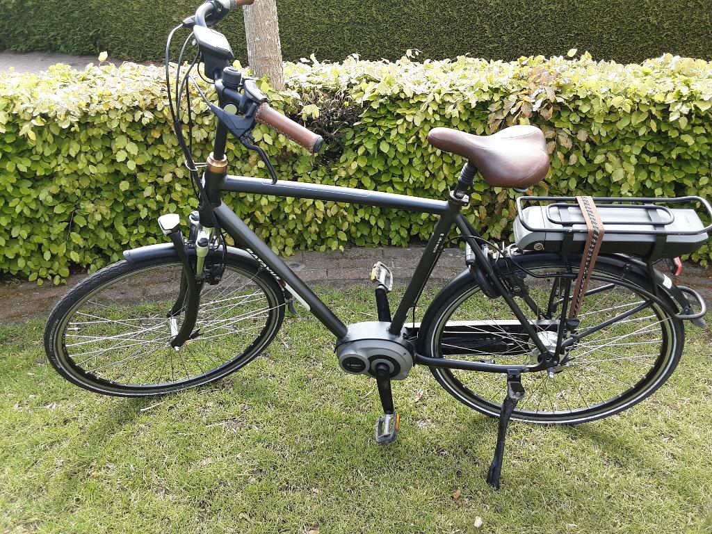 Electrische herenfiets framemaat 61, Fietsen en Brommers, Fietsen | Heren | Herenfietsen, Ophalen, Gebruikt, Versnellingen, Batavus