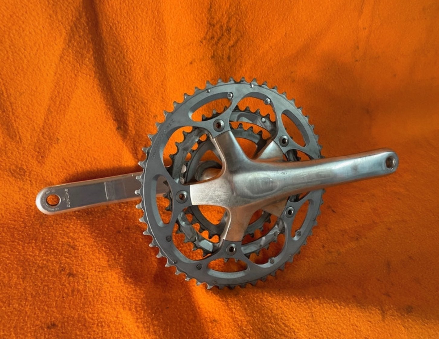 Shimano triple Ultegra Crankstel FC-6603 racefiets, Verzenden, Gebruikt