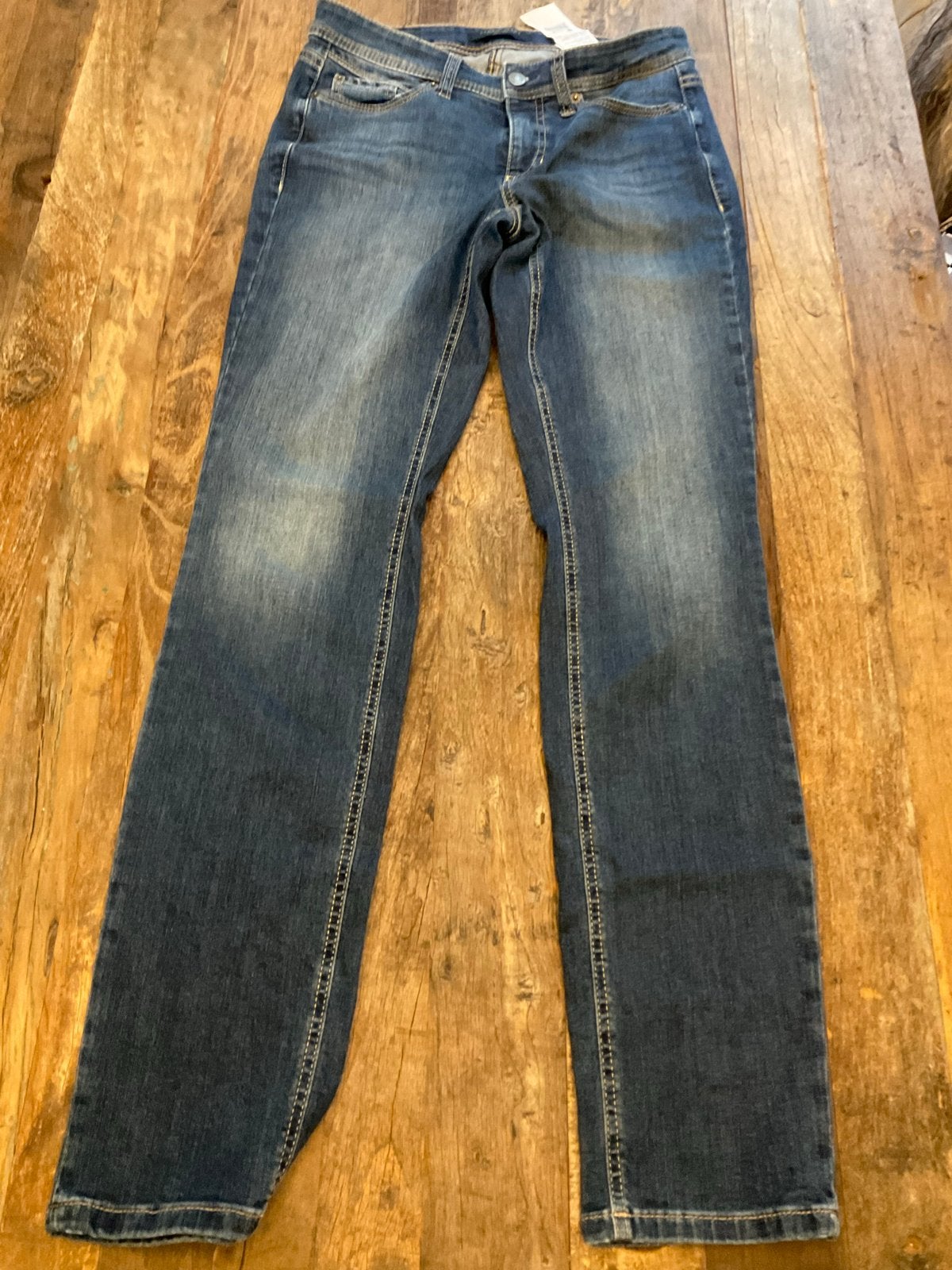Cambio dames pantalon - Blauwe jeans, Blauw, Zo goed als nieuw, Lang, Ophalen