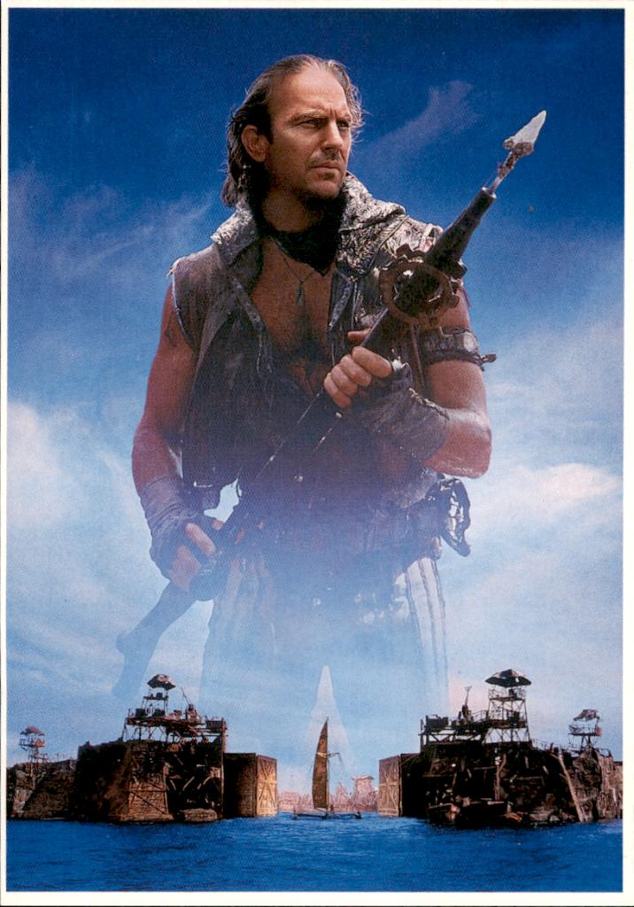 filmkaart, Waterworld, Kevin Costner, Verzenden, 1980 tot heden, Ongelopen, Overige thema's
