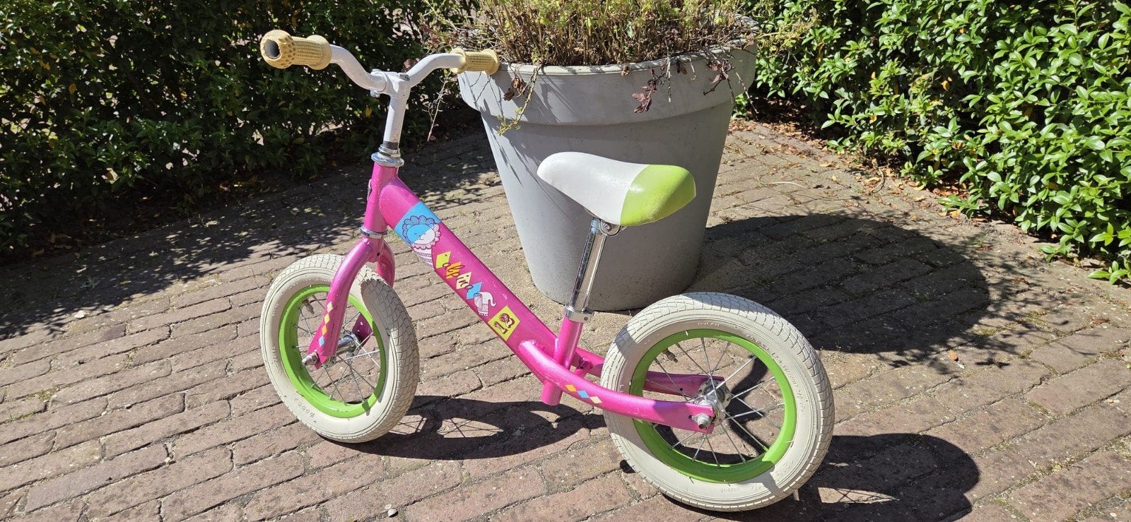 Roze loopfiets, Ophalen, Gebruikt, Minder dan 16 inch