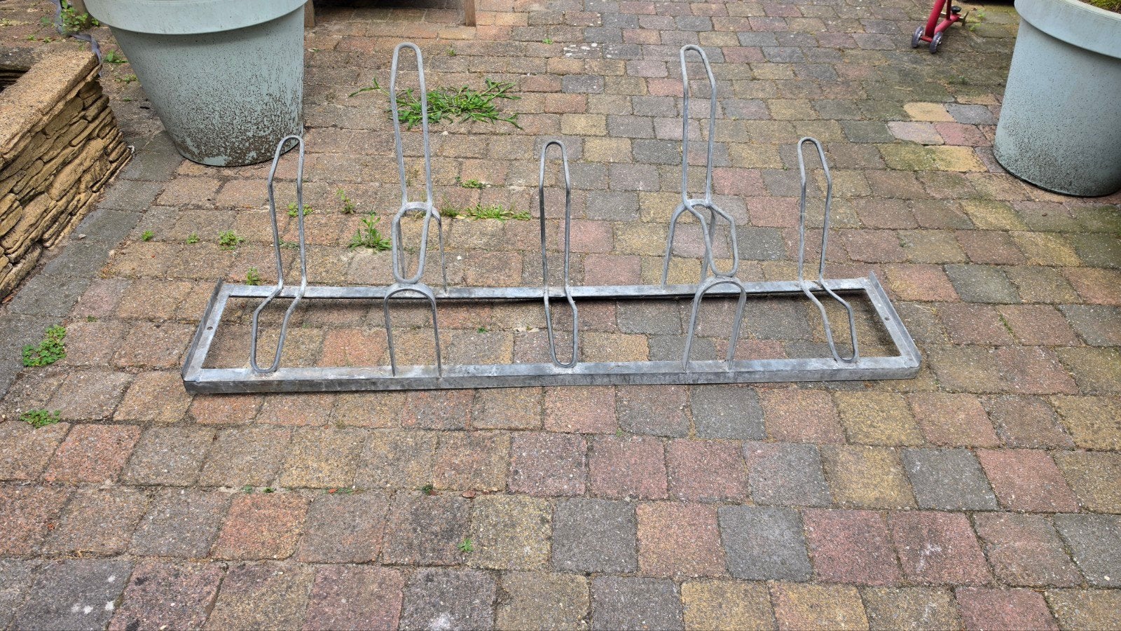 Handig sterk fietsenrek 150cm 5 fietsen, Ophalen