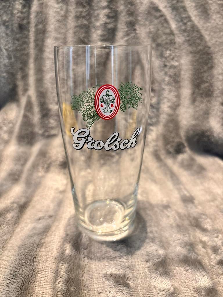Grolsch bierglas - Zo goed als nieuw, Ophalen of Verzenden, Zo goed als nieuw, Bierglas