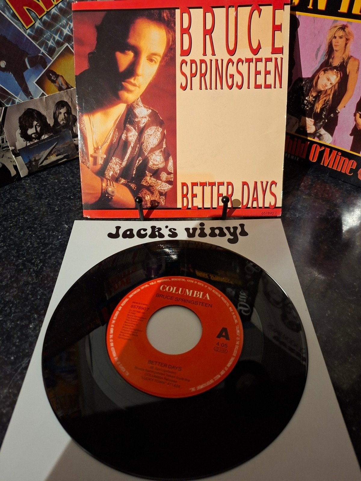 Bruce Springsteen - Better Days 1992, 7 inch, Ophalen of Verzenden, Zo goed als nieuw, Beschermende buitenhoes