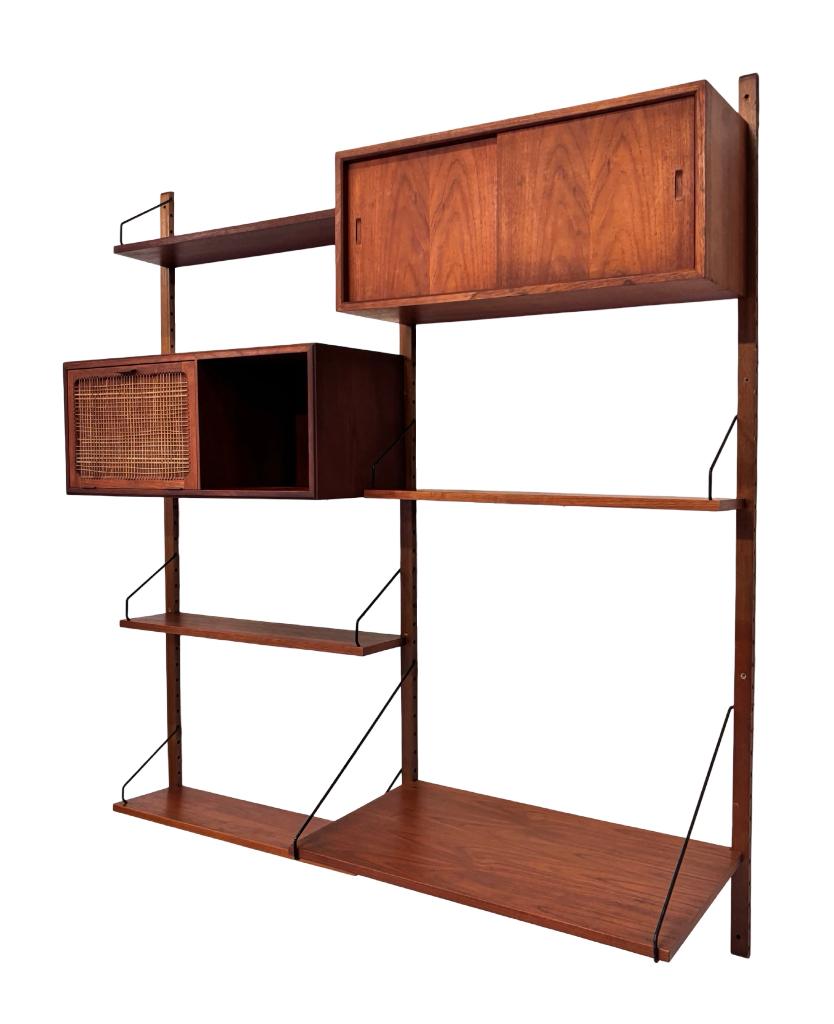 Vintage Poul Cadovius Royal System wandsysteem wallunit, Gebruikt, Teakhout, Vintage, Vintage