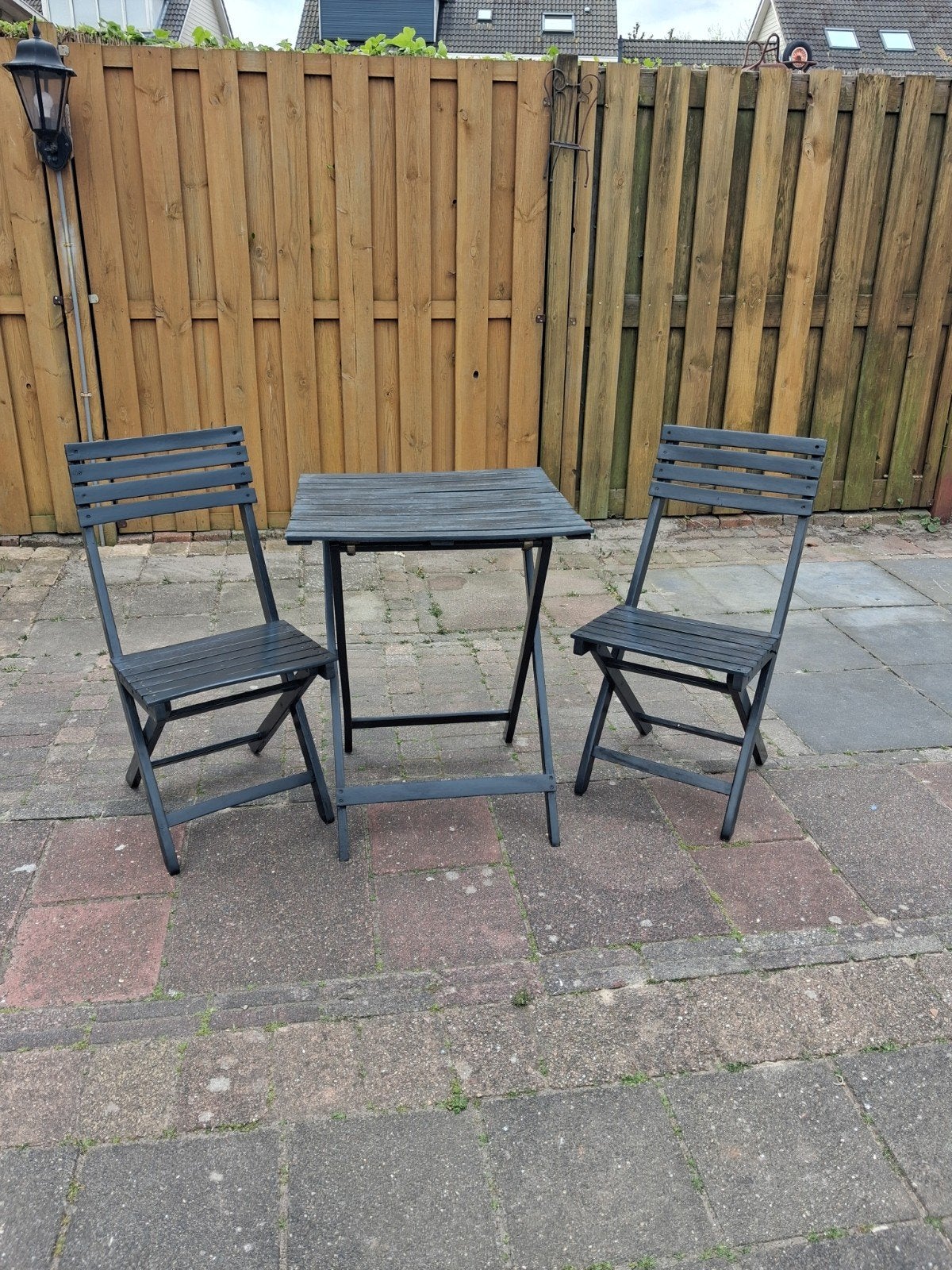 mooi houten tuinsetje, Ophalen, Hout, Inklapbaar