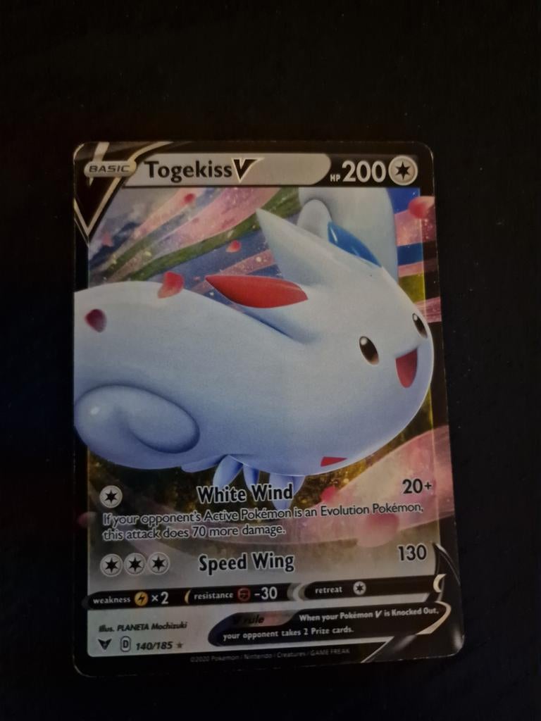 Pokemon Togekiss V kaart - Licht beschadigd, Ophalen