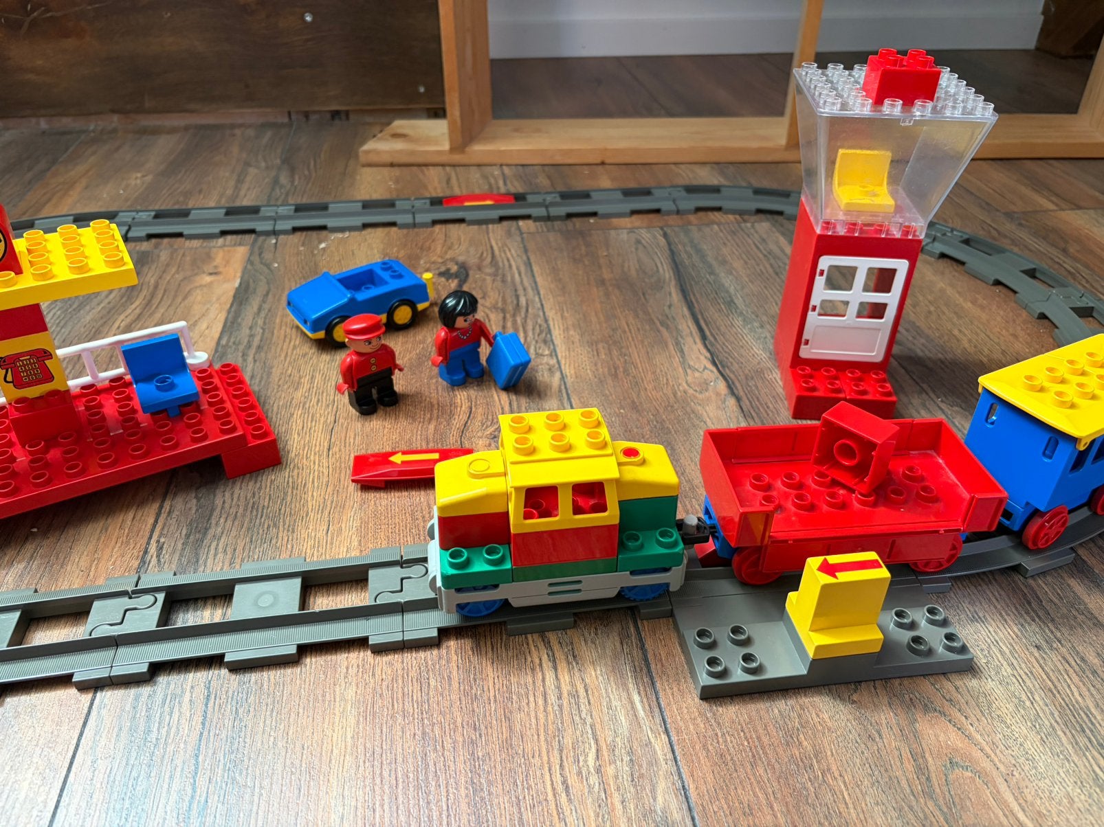 Duplo 2730 play train set. Met gereviseerde locomotief, Ophalen, Gebruikt, Overige thema's, Duplo