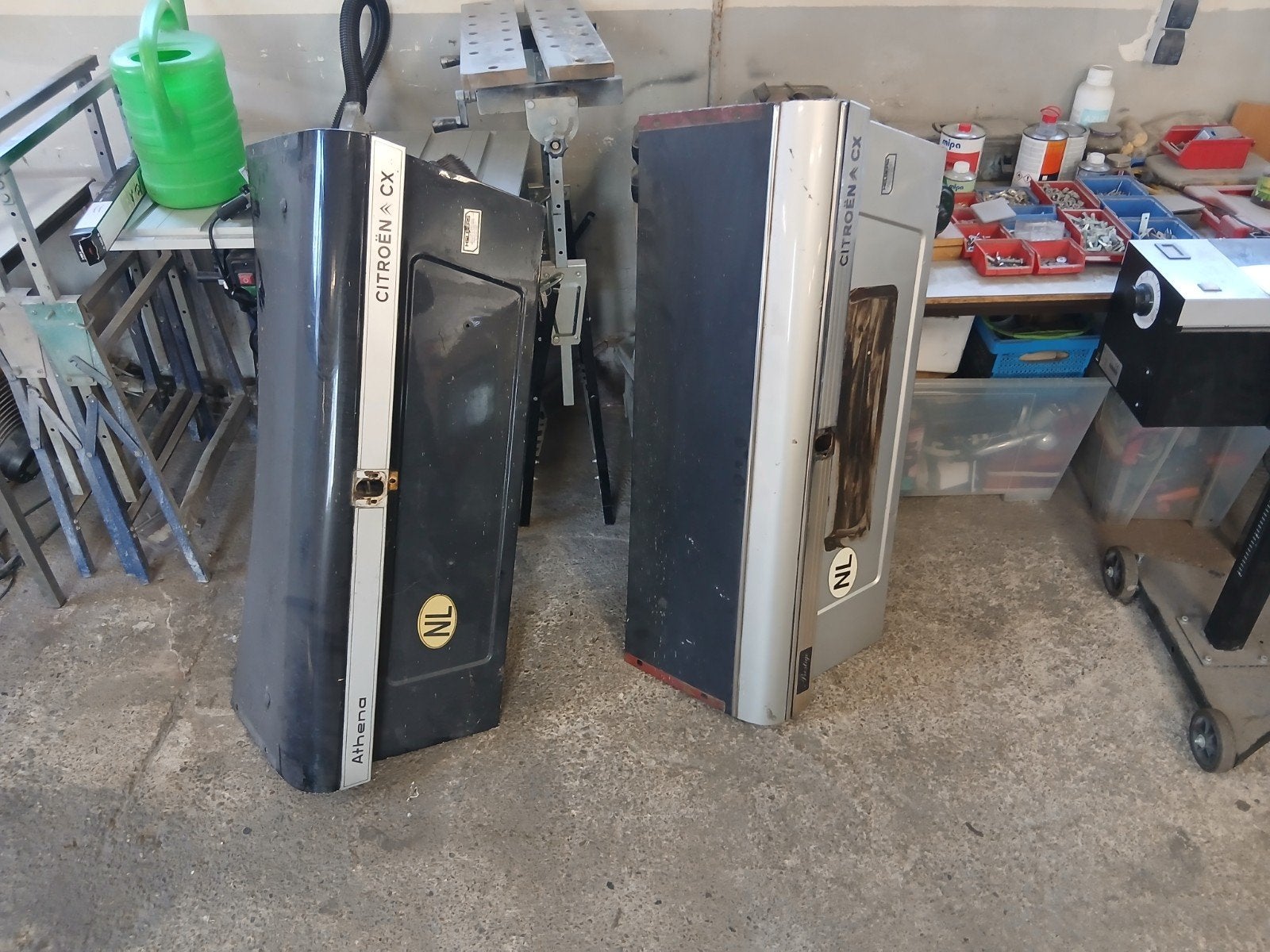 2x Kofferklep Citroën CX Prestige en Athena, Ophalen, Voor, Citroën, Achterklep