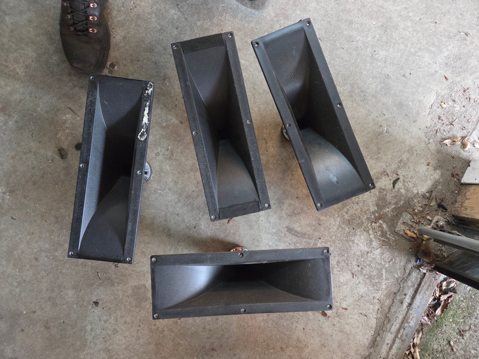 4x RKT Driver 80 Watt 8 Ohm met Hoorn, Gebruikt, Overige typen, 60 tot 120 watt, Ophalen