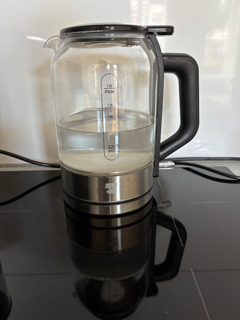 Waterkoker Hema, Witgoed en Apparatuur, Waterkokers, 1 tot 2 liter, Ophalen, Gebruikt