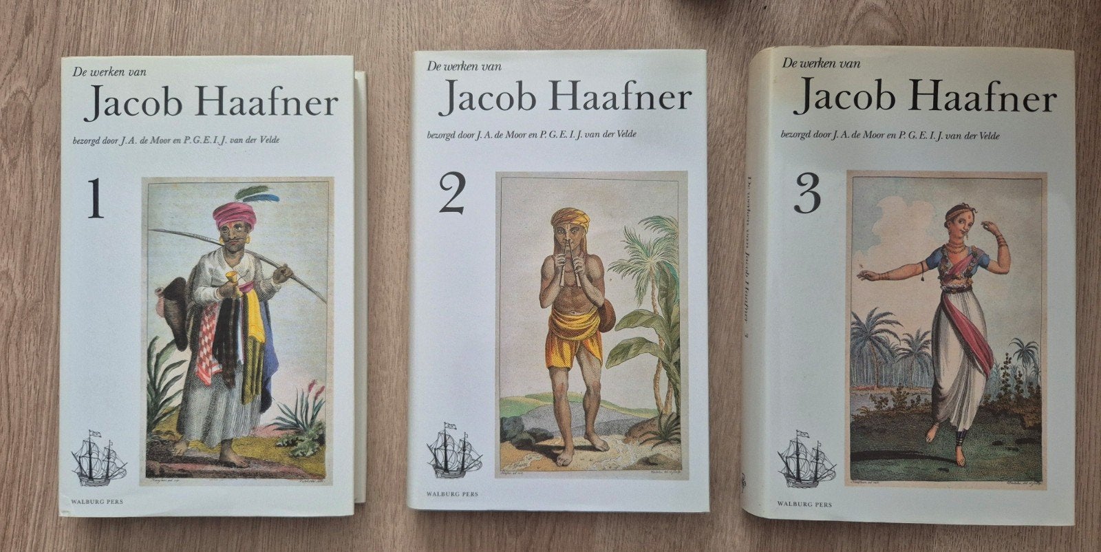 De Werken van Jacob Haafner – Delen 1, 2 en 3 (Complete set, Ophalen of Verzenden, Zo goed als nieuw