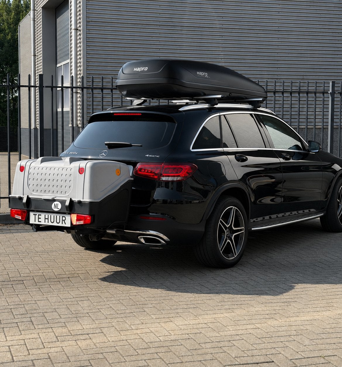 TE HUUR - Trekhaakkoffer / Bagagebox op trekhaak, Auto diversen, Dakkoffers, Ophalen, Zo goed als nieuw