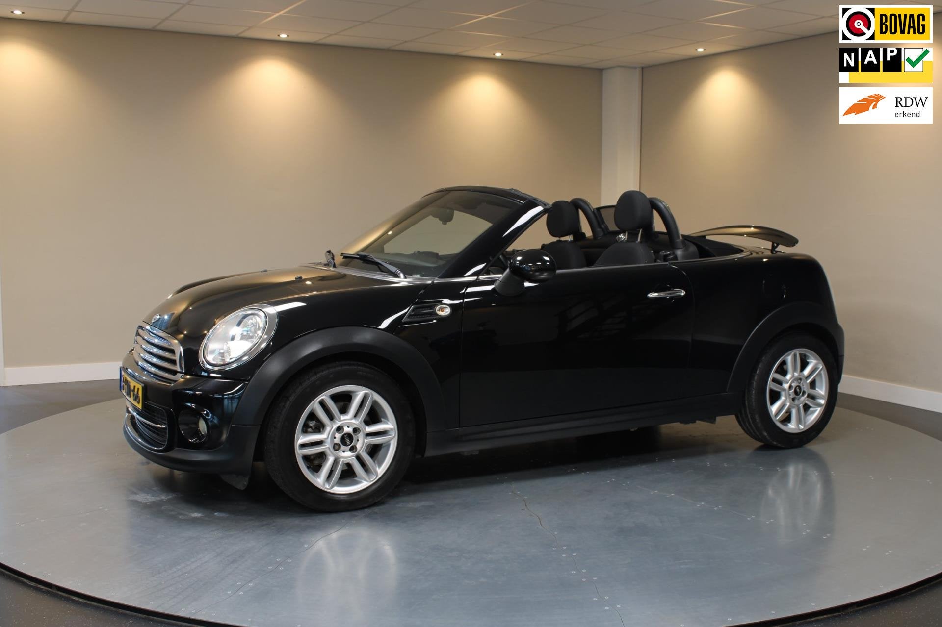 Mini Mini Roadster 1.6 Cooper Chili *2de Eigenaar* Stoelverw, Auto's, Voorwielaandrijving, Euro 5, Gebruikt, 4 cilinders