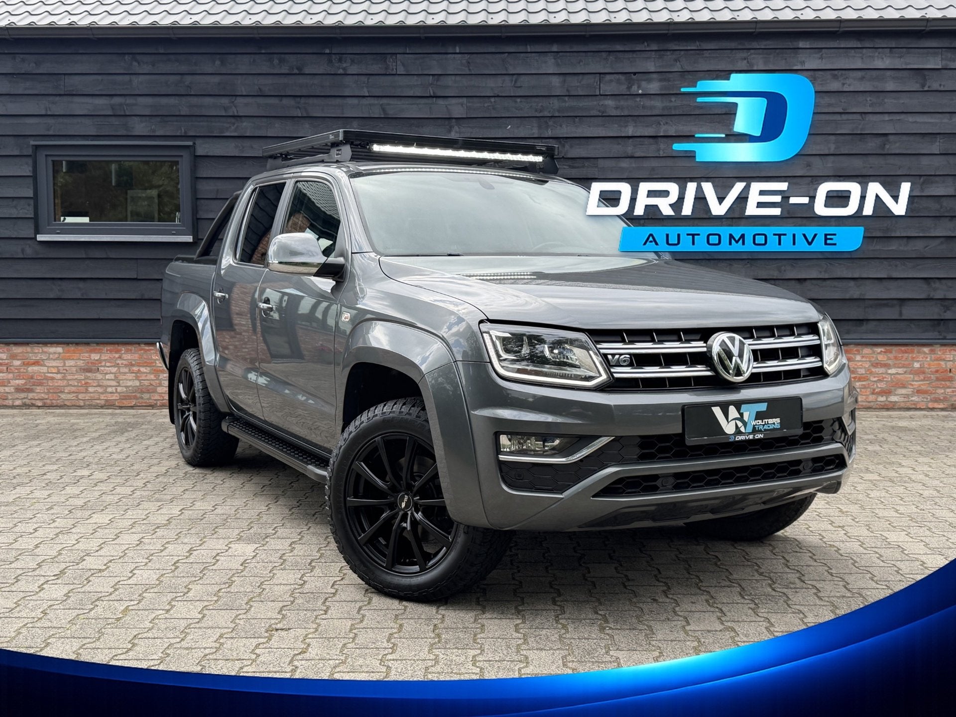 Volkswagen Amarok 3.0 TDI 4Motion - 5 persoons - Highline, Automaat, Automatische klimaatregeling, Gebruikt, Zwart