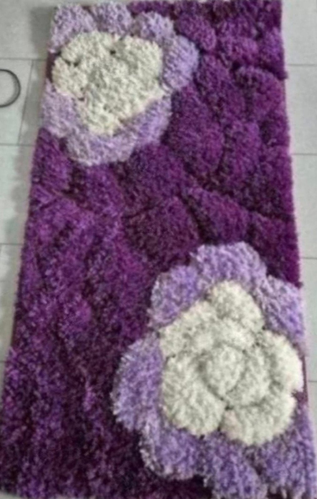 Vloerkleed kleed tapijt aubergine paars lila 2.30 x 1.60 cm, Huis en Inrichting, Ophalen, 150 tot 200 cm, 200 cm of meer, Zo goed als nieuw