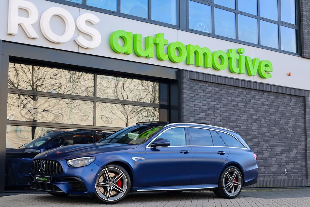 Mercedes-Benz E-Klasse Estate AMG 63 S 4MATIC+ | FACELIFT |, Auto's, Mercedes-Benz, Automaat, Gebruikt, 8 cilinders, Blauw