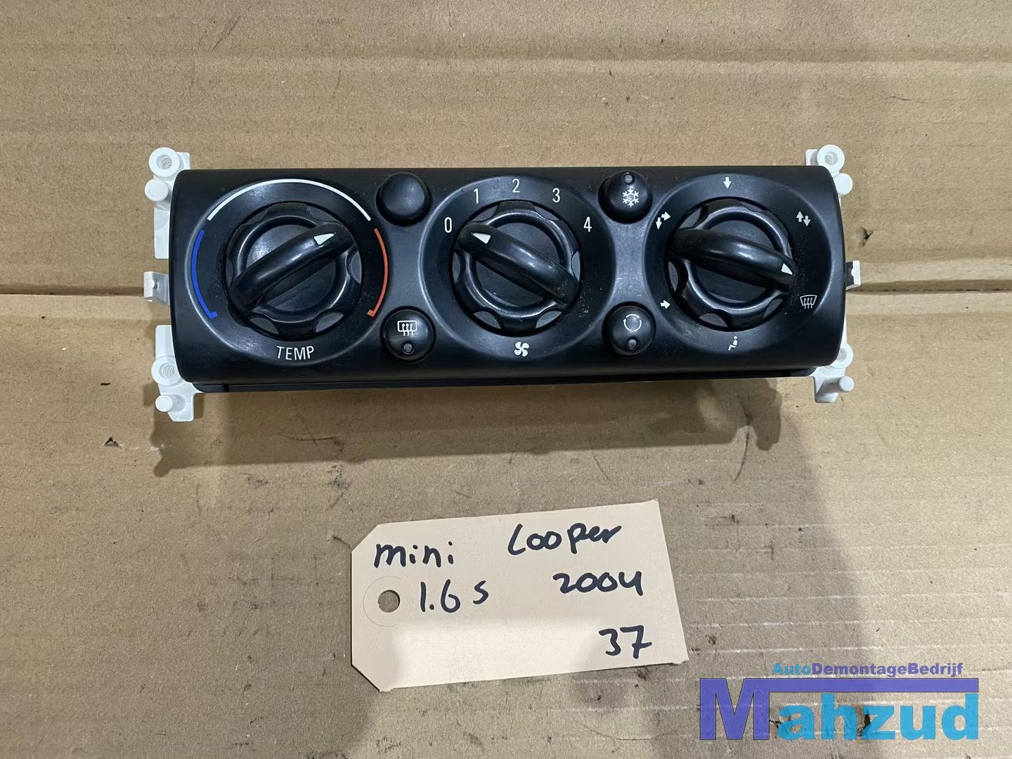 MINI COOPER S Kachel airco bediening schakelaar 64111502214, Auto-onderdelen, Info@fabrikant.eu, Fabrikantstraat 1
1000 AA  Amsterdam, NL