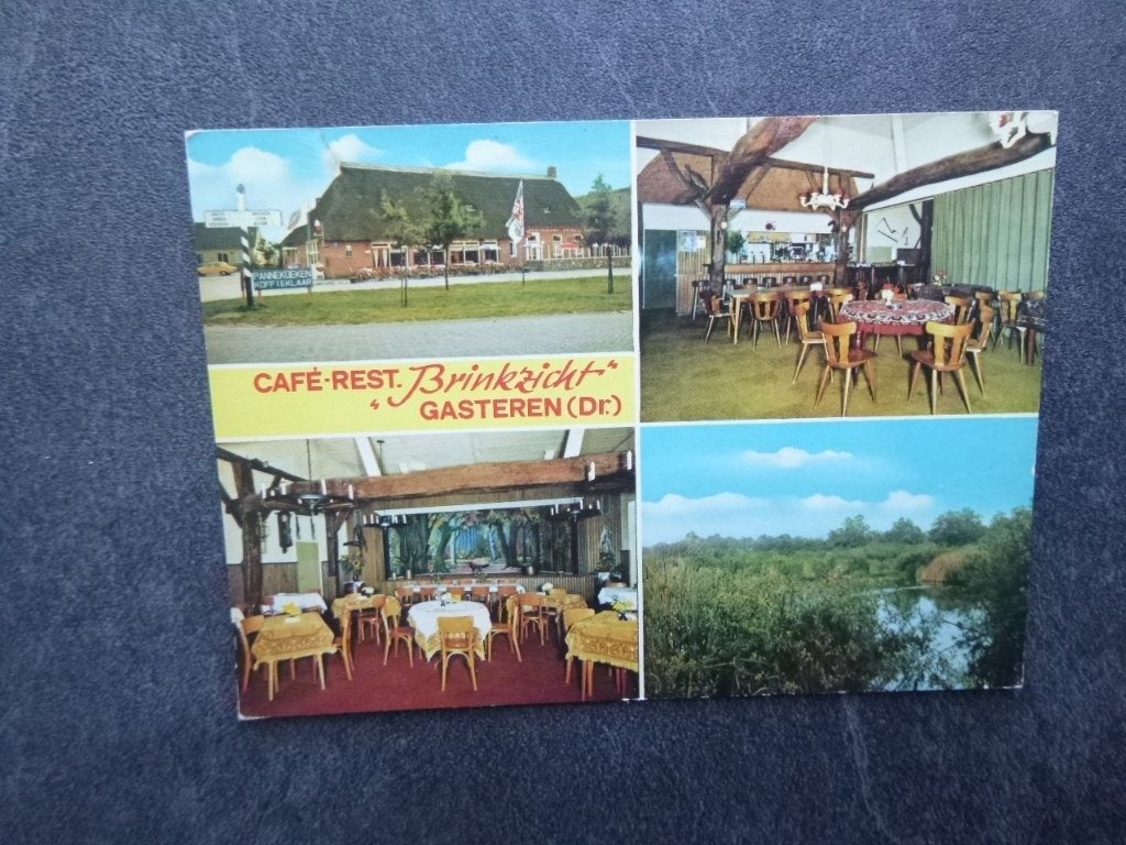 Gasteren, cafe restaurant Brinkzicht/interieur, Verzenden, 1980 tot heden, Ongelopen, Noord-Brabant