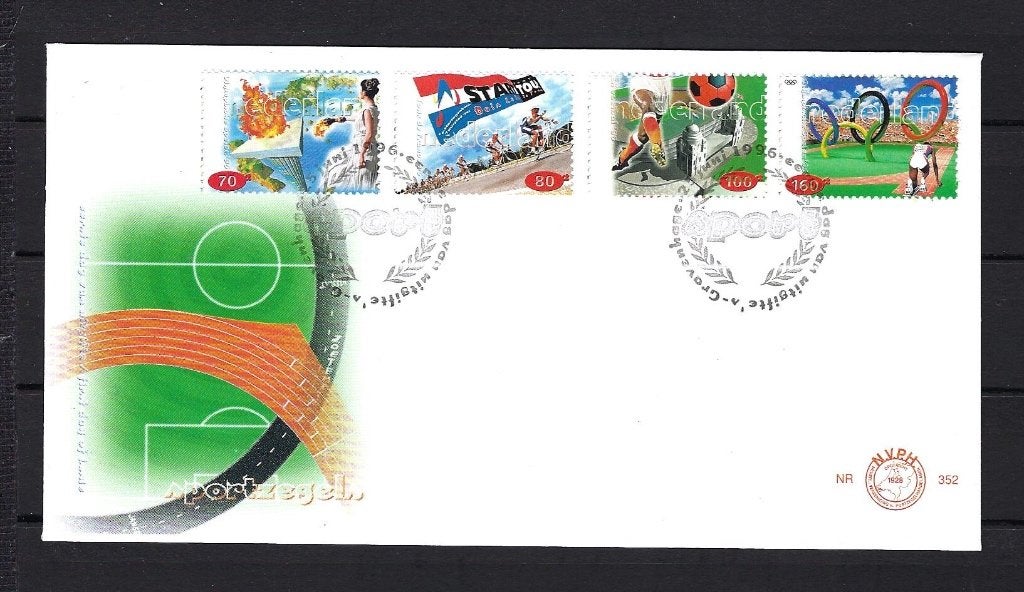 FDC NVPH E352 onbeschreven, Ophalen of Verzenden, Onbeschreven, Nederland