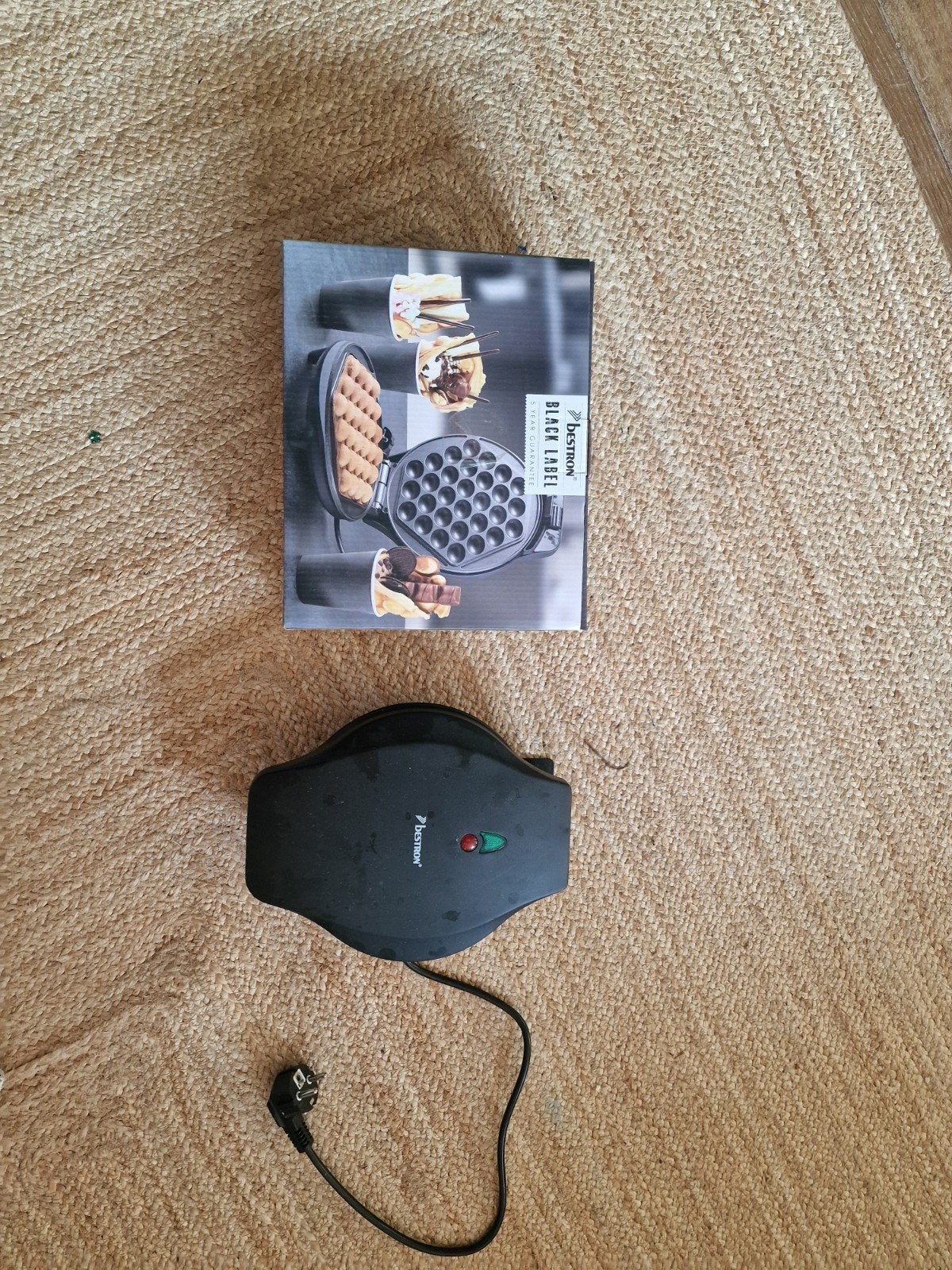 Bestron Bubble Waffle Maker - Zo goed als nieuw, Witgoed en Apparatuur, Ophalen of Verzenden, Zo goed als nieuw