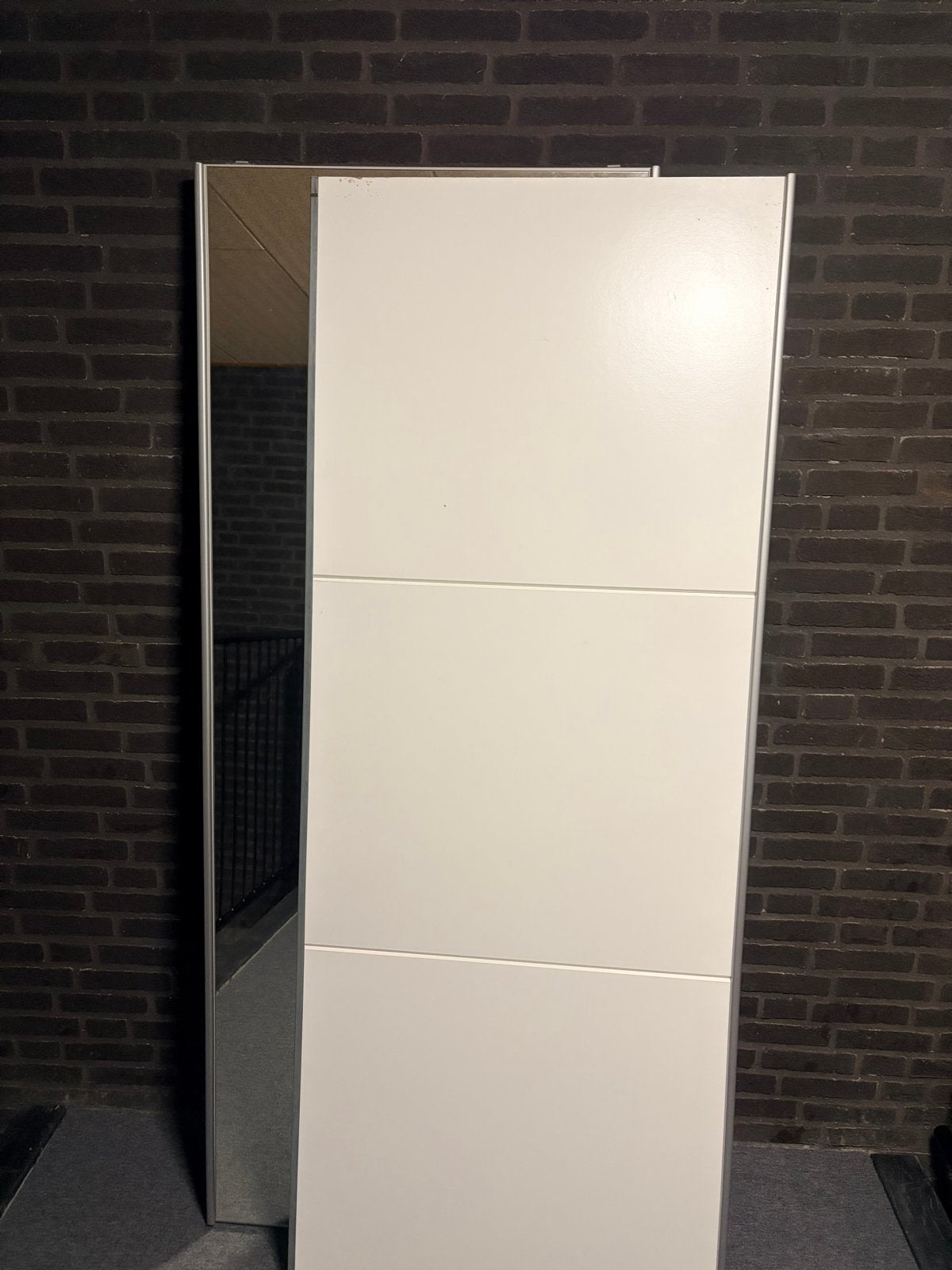 IKEA schuifdeur met spiegeldeur, 75x200 cm, Ophalen, Overige materialen, Gebruikt, 200 cm of meer