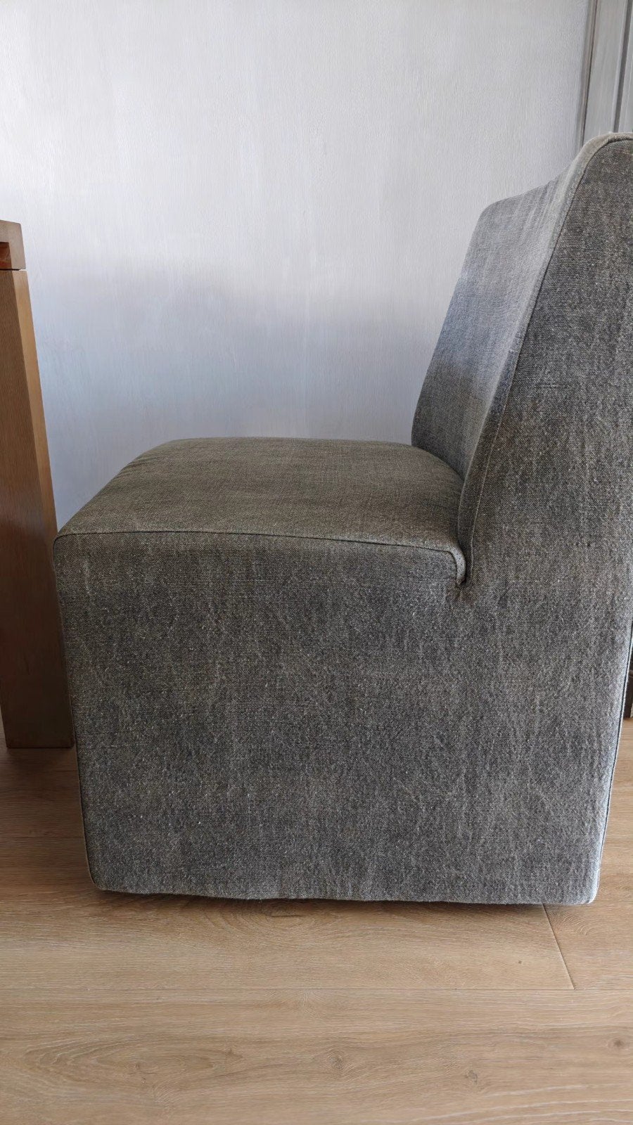 Eetkamerstoelen met wieltjes z.g.a.n., Ophalen, Minder dan 75 cm, Zo goed als nieuw, Minder dan 150 cm
