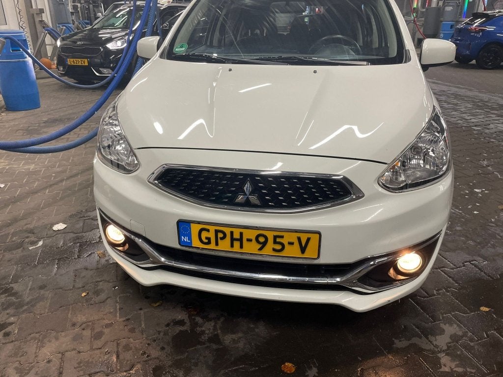 Mitsubishi Space Star 1.0 Mivec 71PK 2018 Wit, Auto's, Voorwielaandrijving, Stof, 840 kg, USB