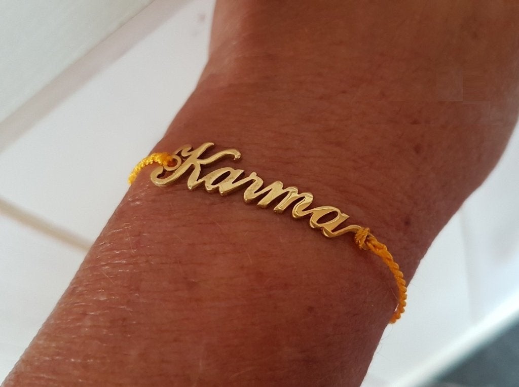 Riverstones Karma goldplated Armband., Sieraden, Tassen en Uiterlijk, Verzenden, Nieuw, Goud, Overige materialen