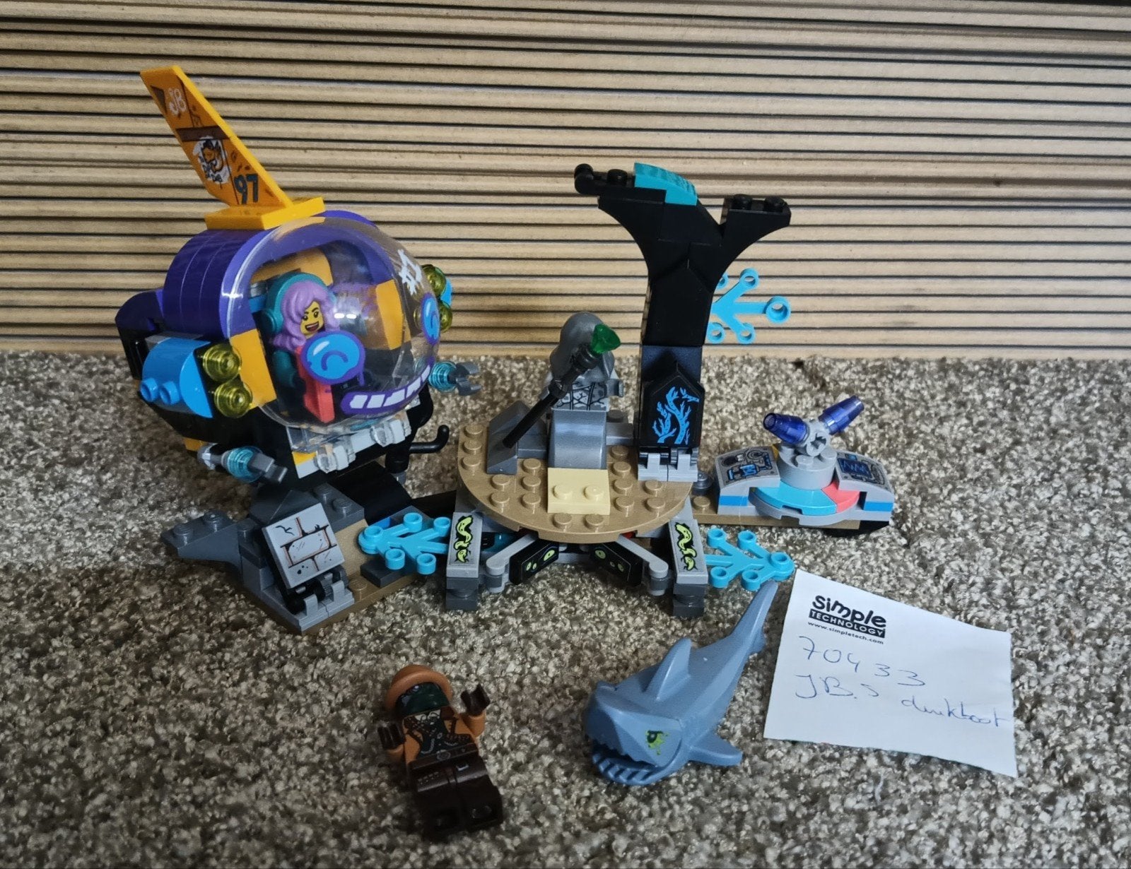 Lego Hidden Side 70433 J.B.'s Duikboot (Compleet), Gebruikt, Overige thema's, Lego, Ophalen of Verzenden