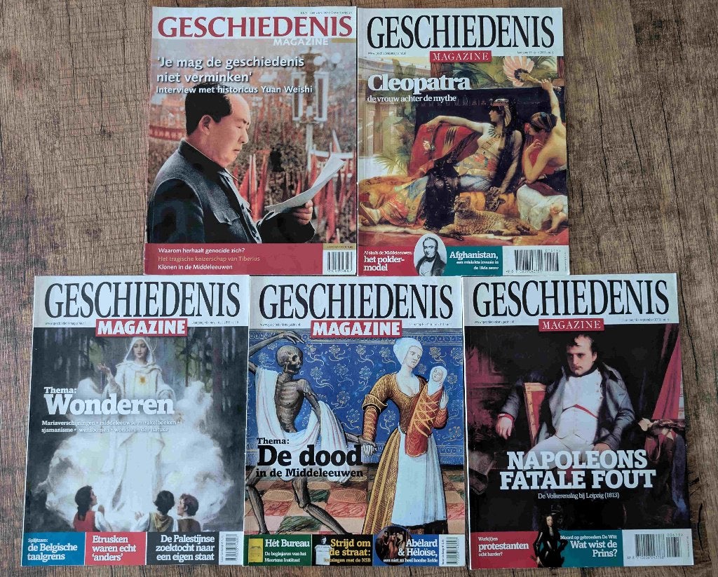Verschillende geschiedenis-tijdschriften, Boeken, Tijdschriften en Kranten, Ophalen of Verzenden, Gelezen, Wetenschap en Natuur