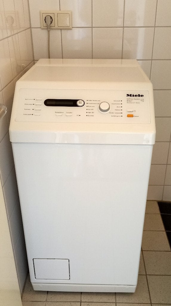 Miele wasmachine bovenlader, Witgoed en Apparatuur, Wasmachines, Ophalen, 1200 tot 1600 toeren, Gebruikt, 4 tot 6 kg