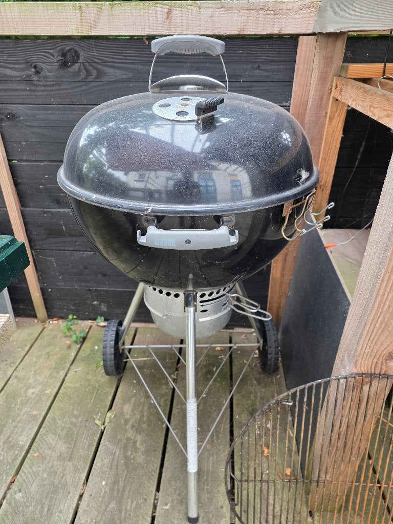 Weber Master Touch 57 cm, inclusief GBS + accessoires, Ophalen, Gebruikt, Weber, Met accessoires