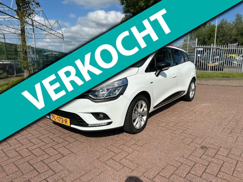 Renault Clio Estate 1.5 dCi Ecoleader Limited, Voorwielaandrijving, Euro 6, 4 cilinders, Wit