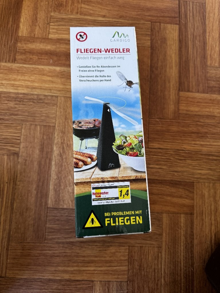 Vliegenventilator / vliegenverjager | Nieuw in de doos., Ophalen of Verzenden, Nieuw, Ongediertebestrijding