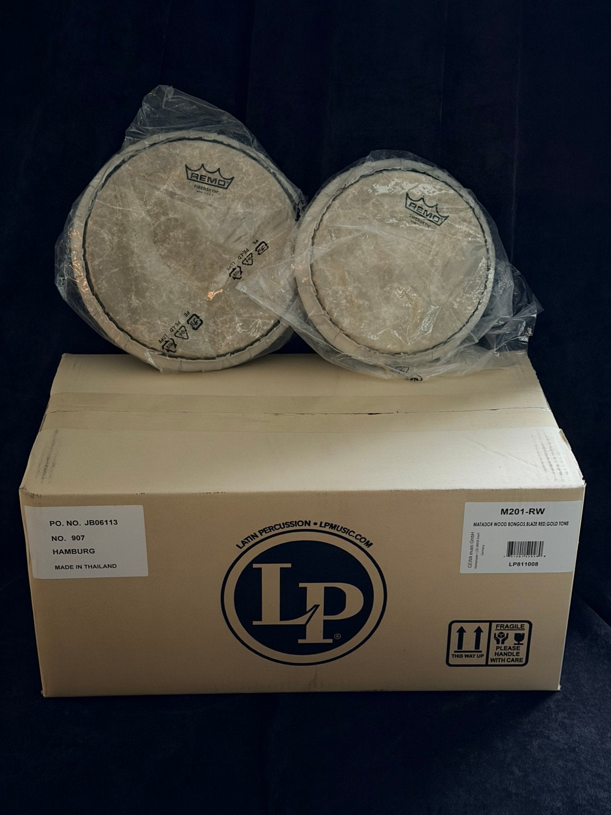 Nieuw: Latin Percussion Bongo’s met/zonder Remo Fiberskyn, Ophalen, Nieuw, Trommel