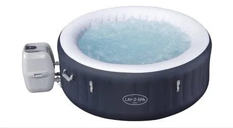 Lay-Z-Spa Miami Opblaasbare Jacuzzi met Tegels en Cover, Ophalen, Gebruikt, Minder dan 80 cm, Opblaaszwembad