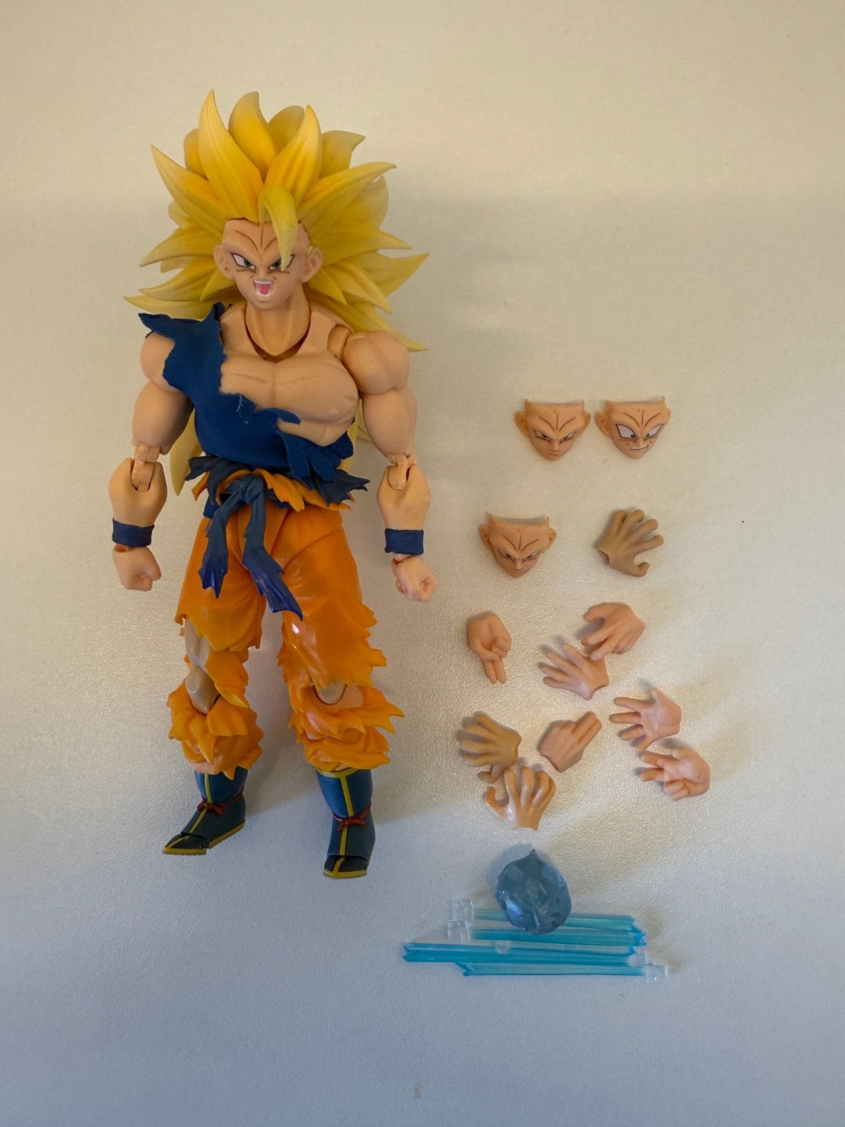 S.H. Figuarts Dragon Ball Z | Custom Goku SSJ3, Ophalen of Verzenden, Gebruikt
