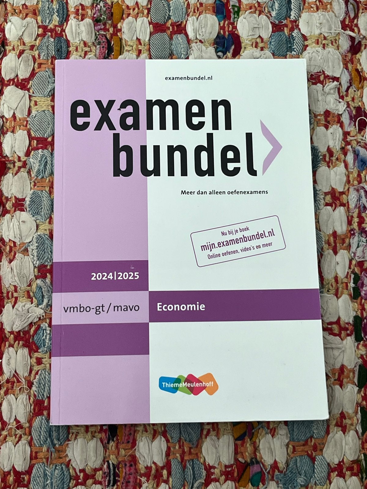 Examenbundel vmbo-gt/mavo Economie 2024/2025, Boeken, Schoolboeken, Ophalen of Verzenden, Zo goed als nieuw, VMBO, Economie