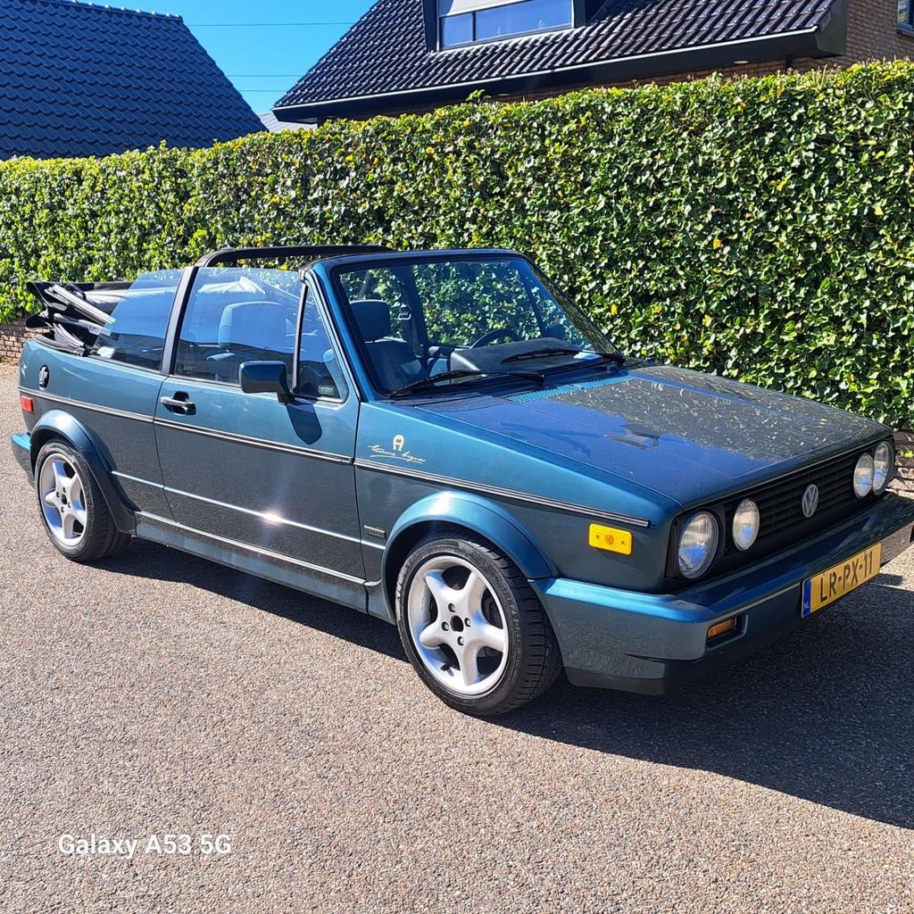 Volkswagen Golf 1.8 Cabriolet AUT U9 1991 Groen, 4 cilinders, Cabriolet, 98 pk, 1200 kg