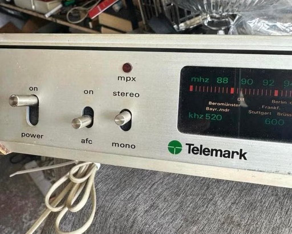 Telemark AM-FM Stereo MPX Tuner Vintage Radio, Ophalen of Verzenden, Gebruikt